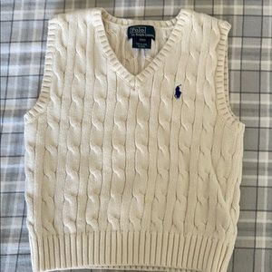 Ralph Lauren Polo 3T sweater vest&long sleeve tee